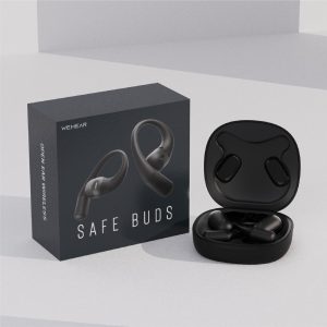 WeHear Safebuds Black Packaging